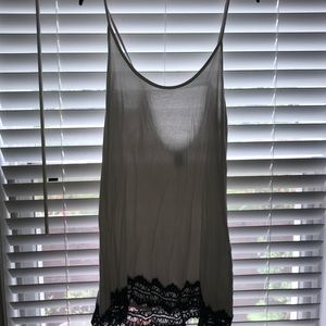 NWOT Grey Slip Dress